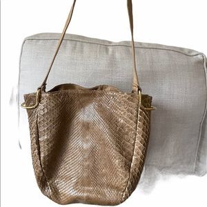 Genuine Lizard Skin Rare Handmade Bag